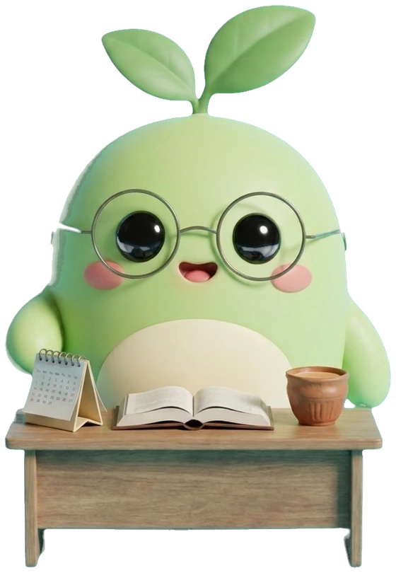 Prengo holding a calendar